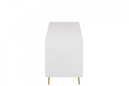 Comoda Wood, Lemn, Alb, 150x45x59 cm [2]
