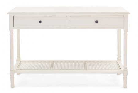 Consola Amabel, Lemn/MDF, Alb, 120x40x81 cm [5]