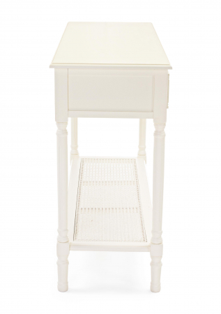 Consola Amabel, Lemn/MDF, Alb, 120x40x81 cm [2]