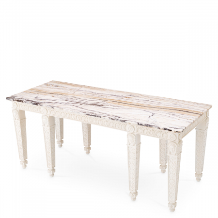 Consolă Croome Court finisaj alb antic, Dims: L. 214 | W. 86 | H. 91  (CM) [3]