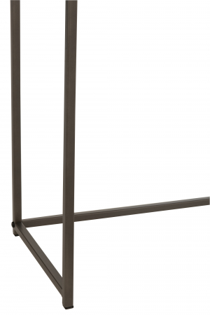 Consola cu 1 sertar, Lemn/Metal, Natural, 120x30x86 cm [5]