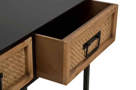 Consola Hanoi, Fier/MDF, Multicolor, 78x120x35 cm [5]