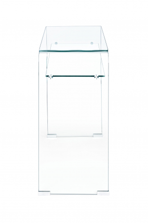 Consola Iride Rect, Sticla, Transparent, 110x35x75 cm [2]