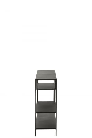 Consola Irregular, Metal, Negru, 120x30x81.5 cm [2]
