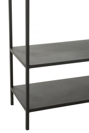 Consola Irregular, Metal, Negru, 120x30x81.5 cm [3]