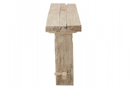 Consola, Lemn, Alb, 150x37x77 cm [2]