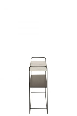 Consola, Lemn, Alb, 90x30.5x80.5 cm [2]