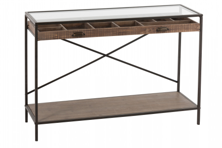 SALE % - Consola, Lemn, Maro, 122.5x43x82.5 cm