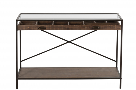 Consola, Lemn, Maro, 122.5x43x82.5 cm [1]