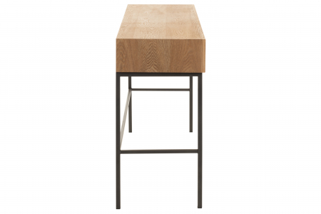 Consola, Lemn, Natural, 120x41x76 cm [2]