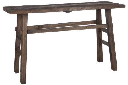 SALE % - Consola, Lemn, Natural, 140.5x50x85 cm
