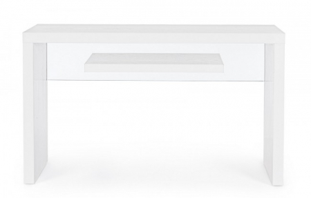 Consola Line, Lemn, Alb, 120x40x73 cm [2]