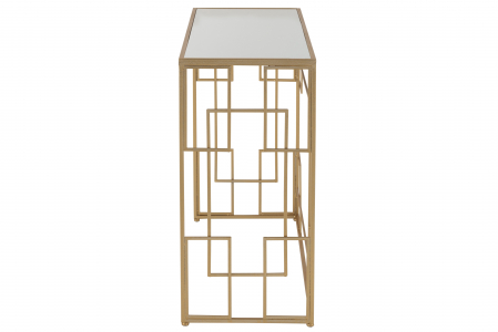 Consola Lines, Metal, Auriu, 120x40x81.5 cm [2]