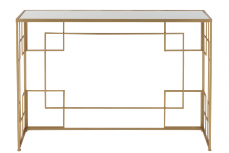 Consola Lines, Metal, Auriu, 120x40x81.5 cm [3]