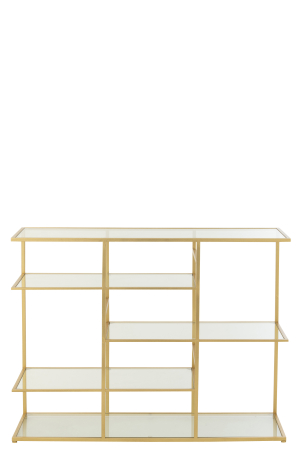 Consola metal/sticla auriu [1]