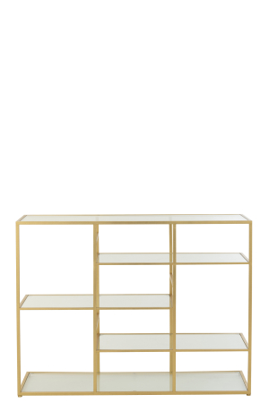 Consola metal/sticla auriu [3]