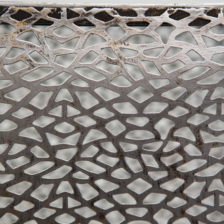 Consola PURLEY, metal/sticla, 70x27x27 cm [3]