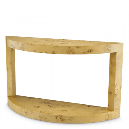 Mese consola - Consolă Raphael, mappa furnir burl, Dimensiuni: W. 130 | D. 41 | H. 75  