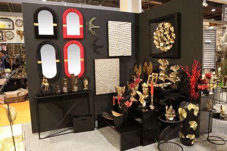 Consola Ray metal/sticla, negru , 107x31x79 cm [5]