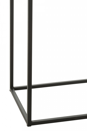 Consola Rectangle, Metal, Negru, 110x35x90 cm [3]