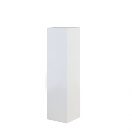 Postamente - Consola Solid alb, rasina/fibra de sticla, 27x27x100 cm
