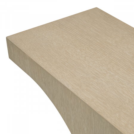 Consolă Thaddeus, furnir stejar, finisaj alamă periată, Dimensiuni: W. 130 | D. 30 | H. 80.5   [6]