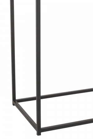 Consola Zigzag, Lemn, Negru, 100x35x85 cm [3]