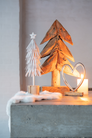 Decoratiune Copac, Lemn, Natural, 25x10x50 cm [1]