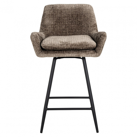 Scaun de bar Linsey, (Niagara 104 Stone Chenille), Dims: 91.0 x 54.0 x 53.0 cm [3]