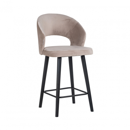Scaune de bar - Scaun de bar Counter  Savoy bej  catifelat