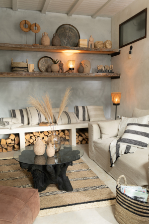 SALE % - Covor, Fibre naturale, Maro, 214.5x151x1