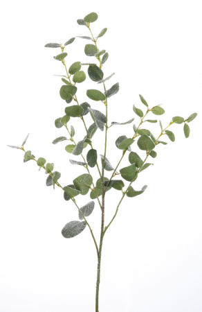 IN STOC - Crenguta artificiala Eucalyptus, Fibre artificiale, Verde, 85 cm