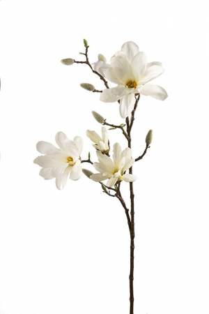DECORATIUNI - Crenguta Magnolie GILDE, fibre sintetice, 104 cm