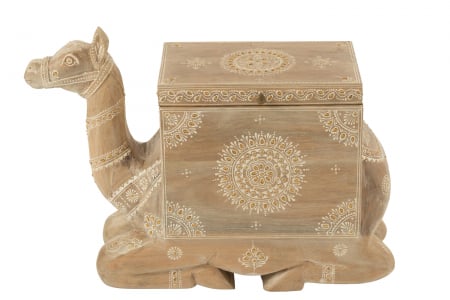 Cufar Camel, Lemn de Mango, Natur/Alb [2]