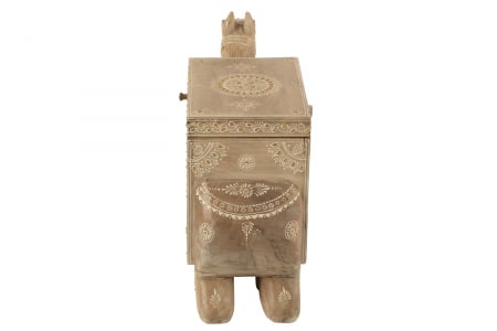 Cufar Camel, Lemn de Mango, Natur/Alb [3]