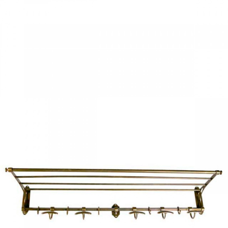 Cuiere - Cuier Arini, finisaj din alamă cu aspect vintage, Dims: W. 98 | D. 29 | H. 14  (CM)