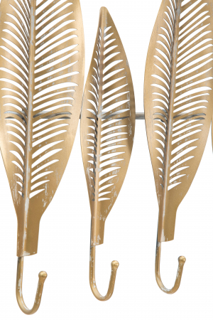 Cuier Long Leaf, Fier, Auriu, 65x42.5x6 cm [3]