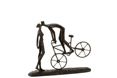 FIGURINE - Cuplu, Compozit, Maro, 36x9x30.5 cm