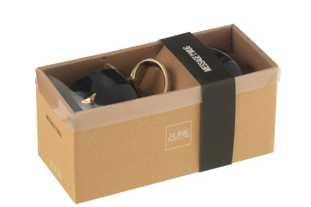 Cutie cu 2 Cani Pisica Porţelan [2]