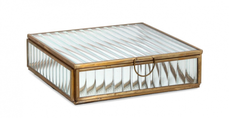 Cutie de bijuterii, Tehri, Auriu, 17,5X17,5 [1]