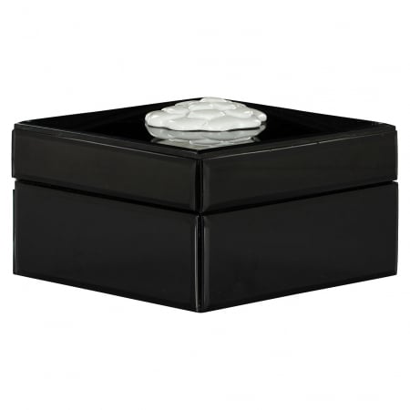 SALE % - Cutie de depozitare Lune (negru/alb)