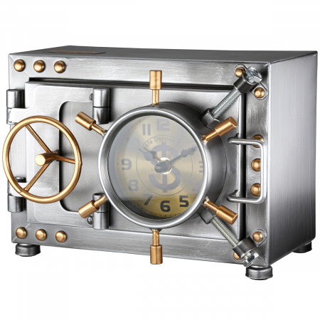 Jucarii pentru copii - Cutie de economii, Seif, Metal, argintiu, PU 1, L. 16,5 cm, L. 24 cm, H. 17,5 cm