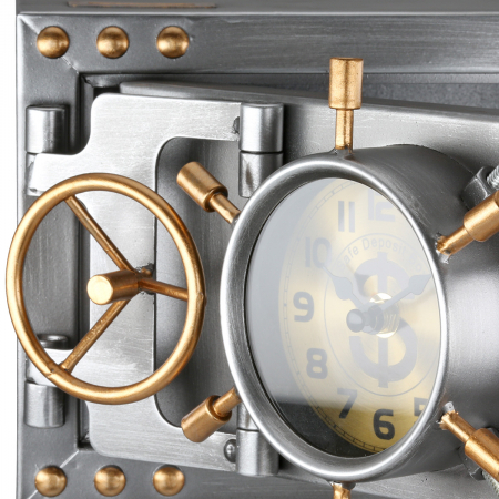 Cutie de economii, Seif, Metal, argintiu, PU 1, L. 16,5 cm, L. 24 cm, H. 17,5 cm [4]