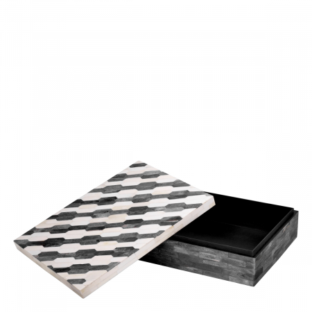 Cutie depozitare Rodeo L gri crem, Dims: L. 40 | W. 30 | H. 10  (CM) [1]