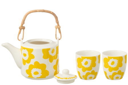 Cutie set ceai, FLOWER, SET3 [1]