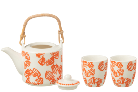 Cutie set ceai, FLOWER, SET3 [1]