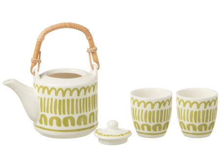 Cutie set ceai, FLOWER, SET3 [1]