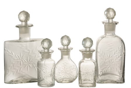 Decantor Whisky, Sticla, Transparent, 10x10x23.5 [2]