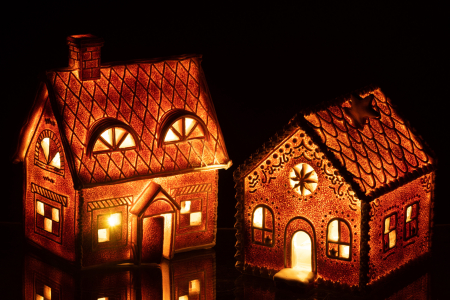 Deco de Crăciun, Casa Turtă dulce, Led, L [5]