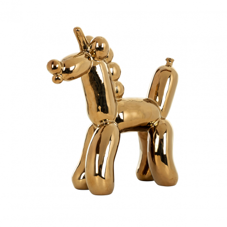 Figurine - Figurina Balloon uicorn, auriu